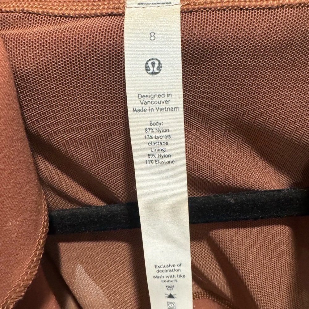 Lululemon Define Zip-Front Jacket in Rust - Picture 4 of 5
